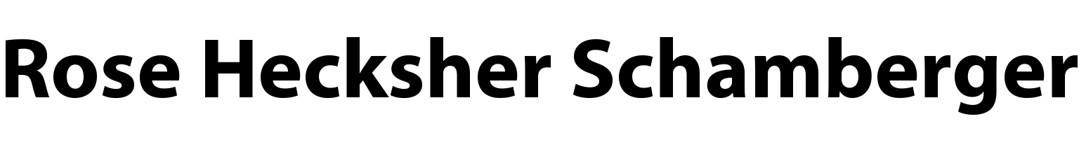 Rose Schamberger